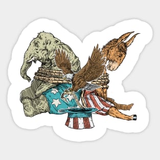 American Eagle E Pluribus Unum Sticker